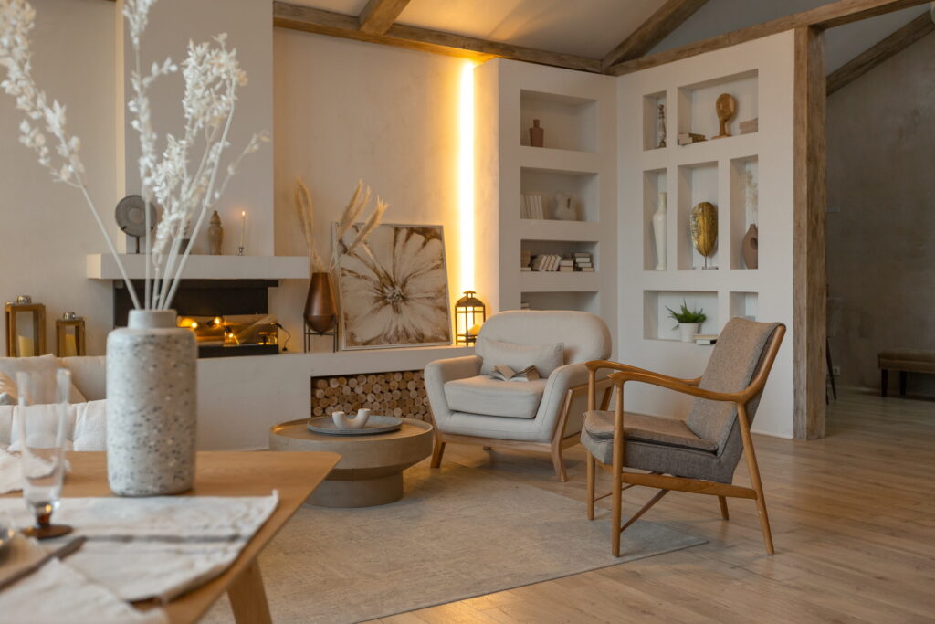 Cosy stylish living room